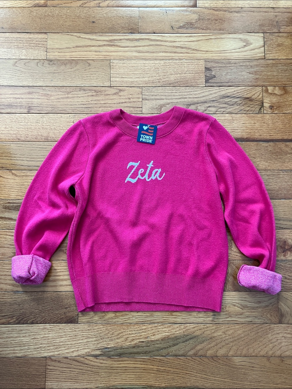 NWT Town Pride - Zeta Hot Pink Crewneck Sweater - Medium